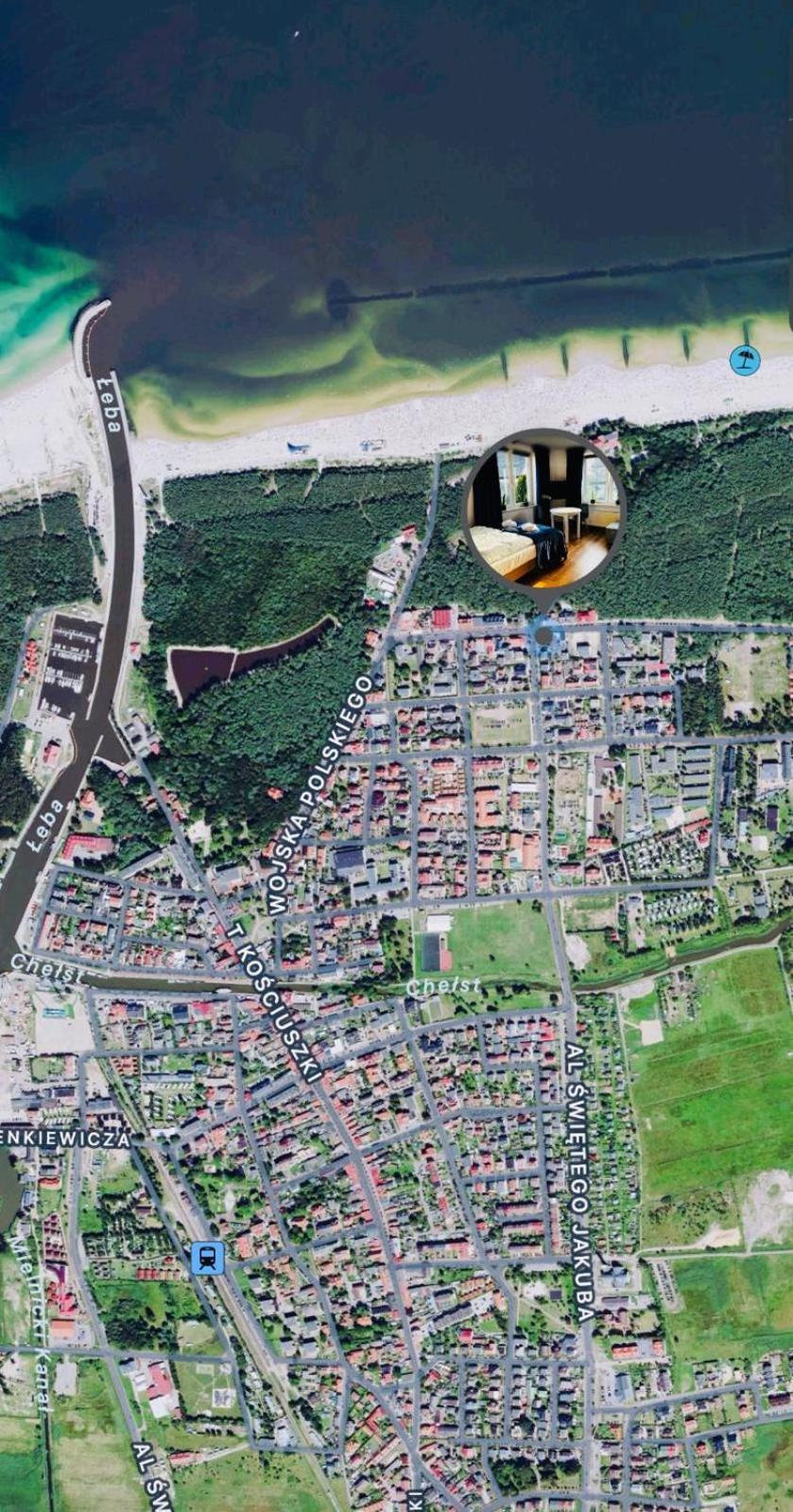 Pokoje Goscinne Nad Morzem Łeba Extérieur photo