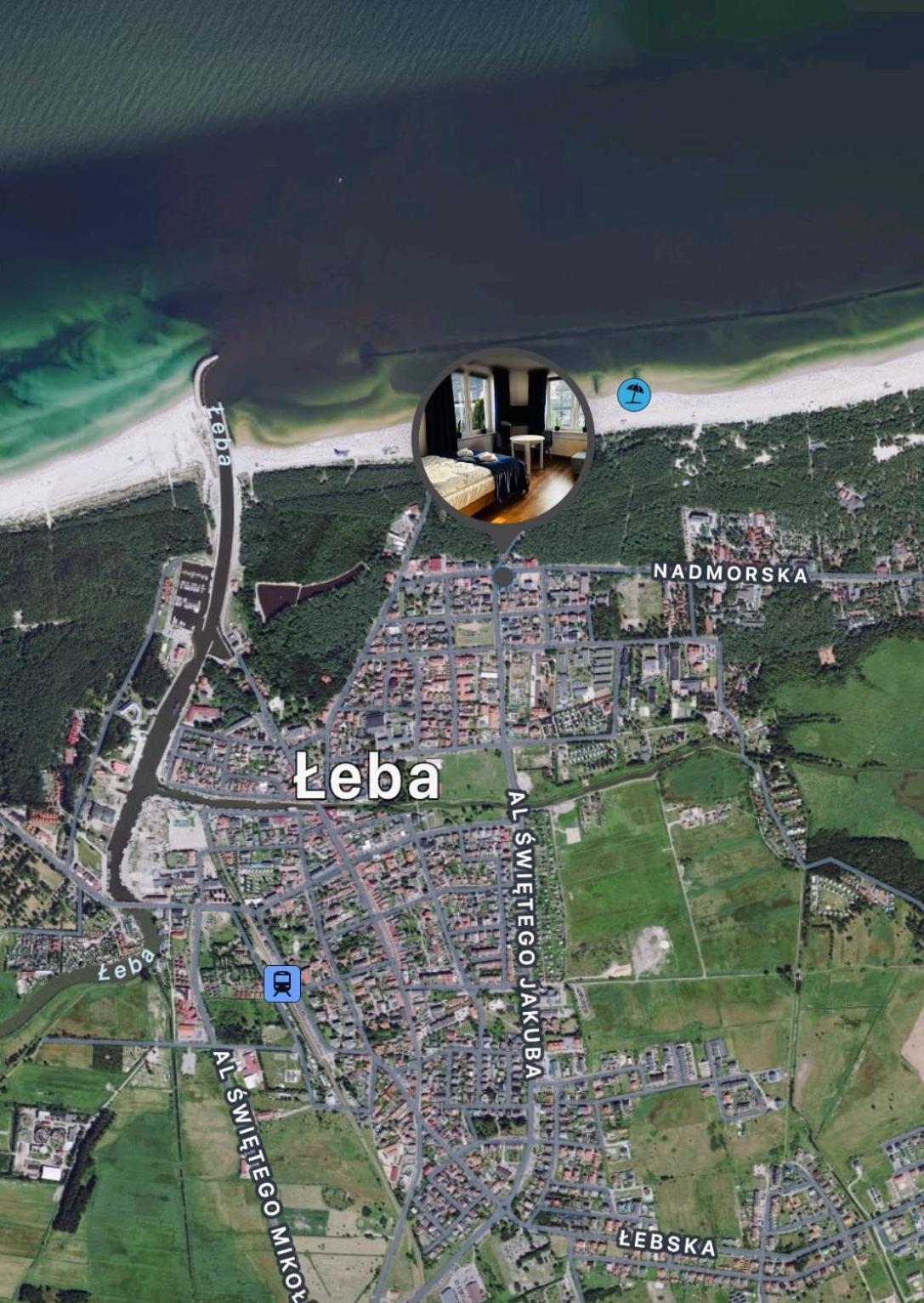 Pokoje Goscinne Nad Morzem Łeba Extérieur photo